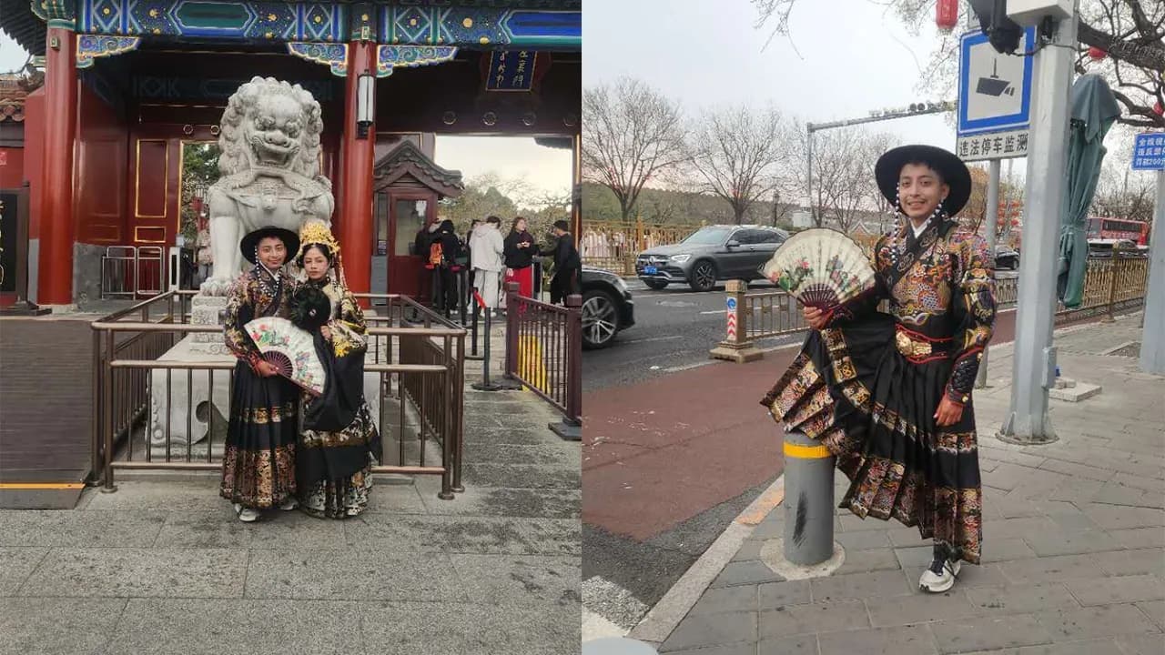 Ivan and his travel companions in Beijing during their China trip planned with Uncle Zhao