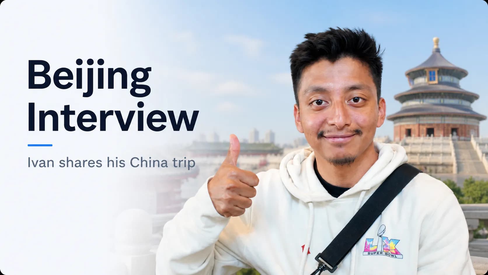 Video cover for Ivan's Beijing interview about preparing for his China trip with Uncle Zhao